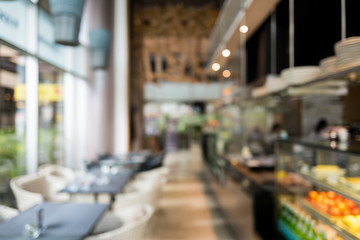 Cafe blur background