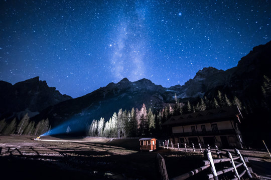 milky way in val Fiscalina