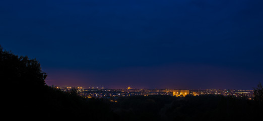 Night city of Hradec Kralove