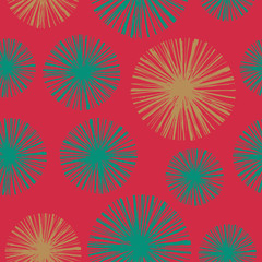 Ethnic boho hand drawn seamless patterns. Floral Vintage repeating backgrounds in engraving style for your beautiful design in trendy colors