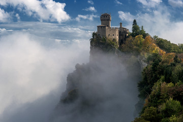 San Marino, Italy. Second tower: the Cesta or Fratta