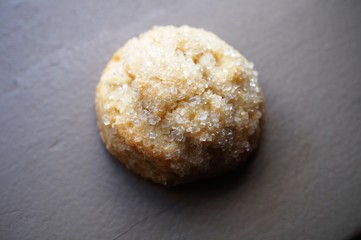 Round sugar cookie