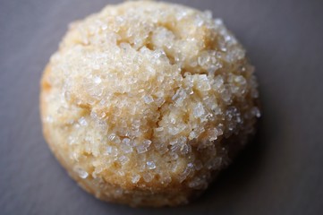 Round sugar cookie