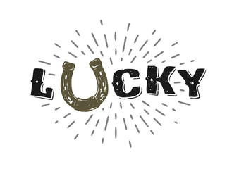 Lucky, a symbol word.