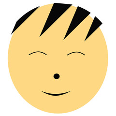 笑顔の子供のイラスト