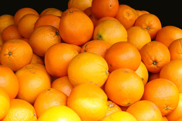 oranges in market, malaysia