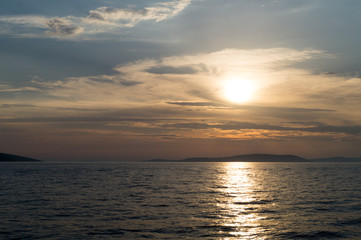Obraz premium Sunset over the Sea