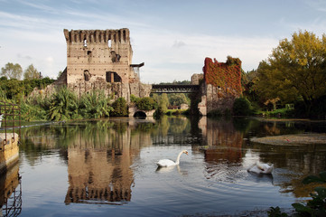 Bridge over the Mincio, Italy