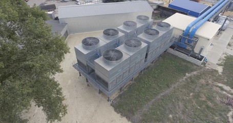 Cooling tower at outdoor