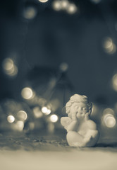 Engel / Engel zur Weihnachtszeit , monochrom