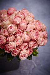 Pink rose bouquet 