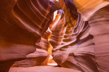 Red Stones at the Upper Antelope Canyon