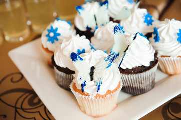 wedding banquet cakes in a restaurant
