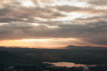 beautiful landscape image at khaoko in thailand