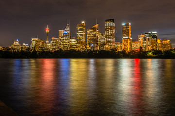 Fototapeta premium Cityscape Nightlight.