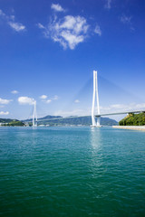Obraz premium 多々羅大橋（しまなみ海道）