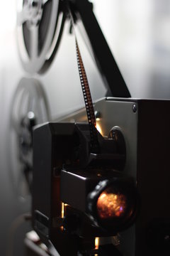 Vintage film projector