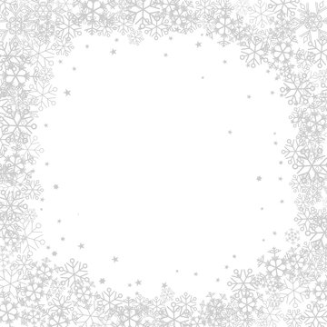 silberne Streusterne - Kante Borte Hintergrund Element mit Textfreiraum - Weihnachten festlich