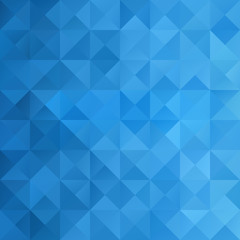 Blue Grid Mosaic Background, Creative Design Templates