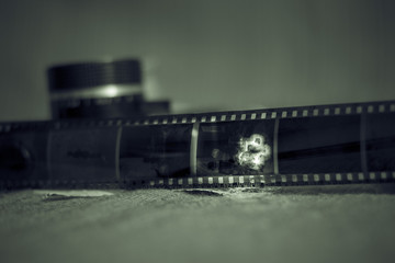 Obraz premium camera and film