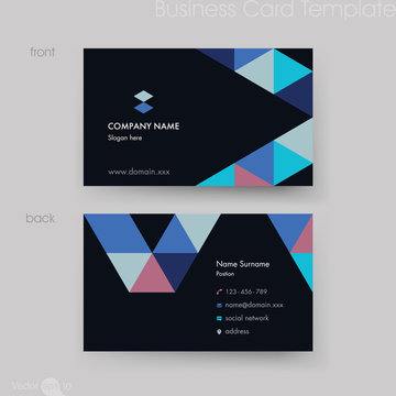 Business card template

