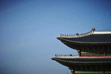 Korean traditional building 