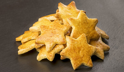 biscuits de Noël Alsacien sur ardoise