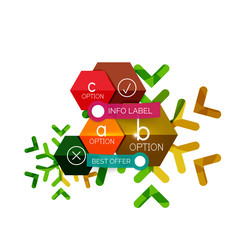 Christmas infographic business templates