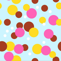 An abstract vector background of various circles - 125918815