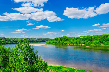 Obraz na płótnie Canvas vyatka river view