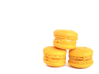 Macaroon isolated on white background