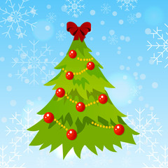 decorated christmas tree