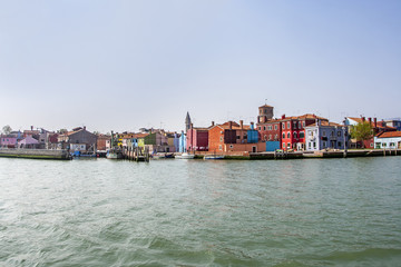 Fototapeta premium panorama Burano, małej kolorowej wyspy