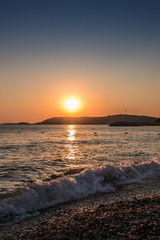 Sonnenuntergang am Strand