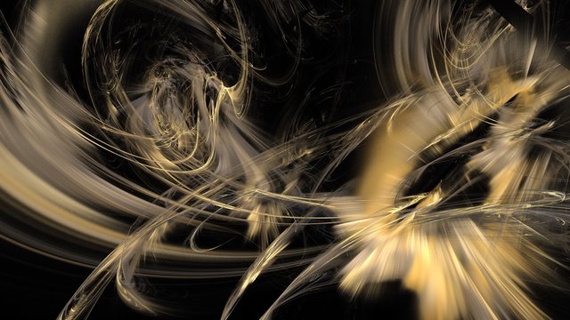Farbiger keativer Hintergrund wie Schlieren - goldgelb