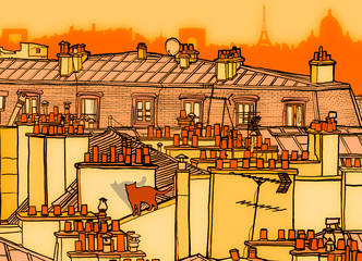 Les toits des Paris