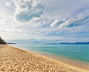 Exotic tropical beach.