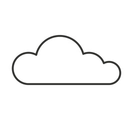 cloud computing isolated icon vector illustration design