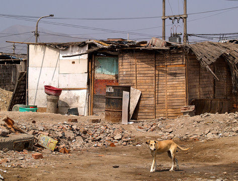 Slums in Lima/Peru