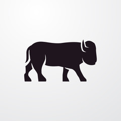 buffalo icon illustration