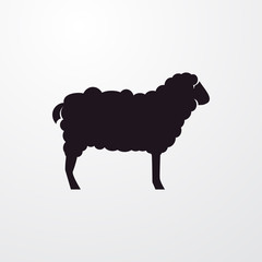 sheep icon illustration