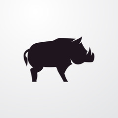 boar icon illustration