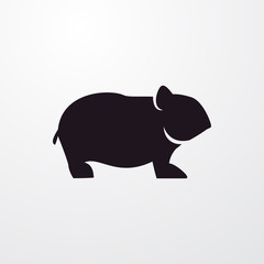 hamster icon illustration