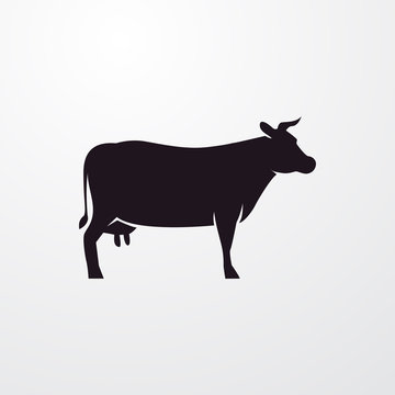 cow icon illustration
