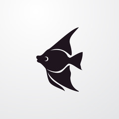 fish icon illustration