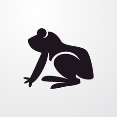 frog icon illustration
