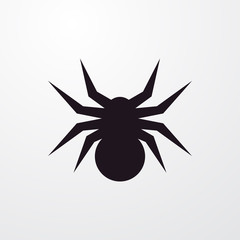 spider icon illustration