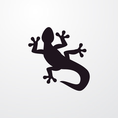 lizard icon illustration