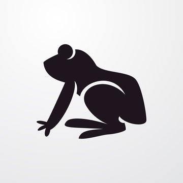 Frog Icon Illustration