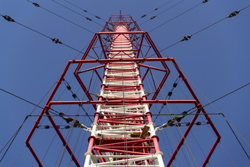 Radio transmitter tower Liblice, the highest construction in Czech republic